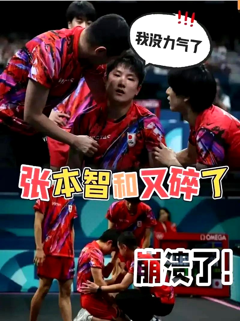 包含德国乒乓球队碾压英国乒乓球队，张本智和统治全场的词条